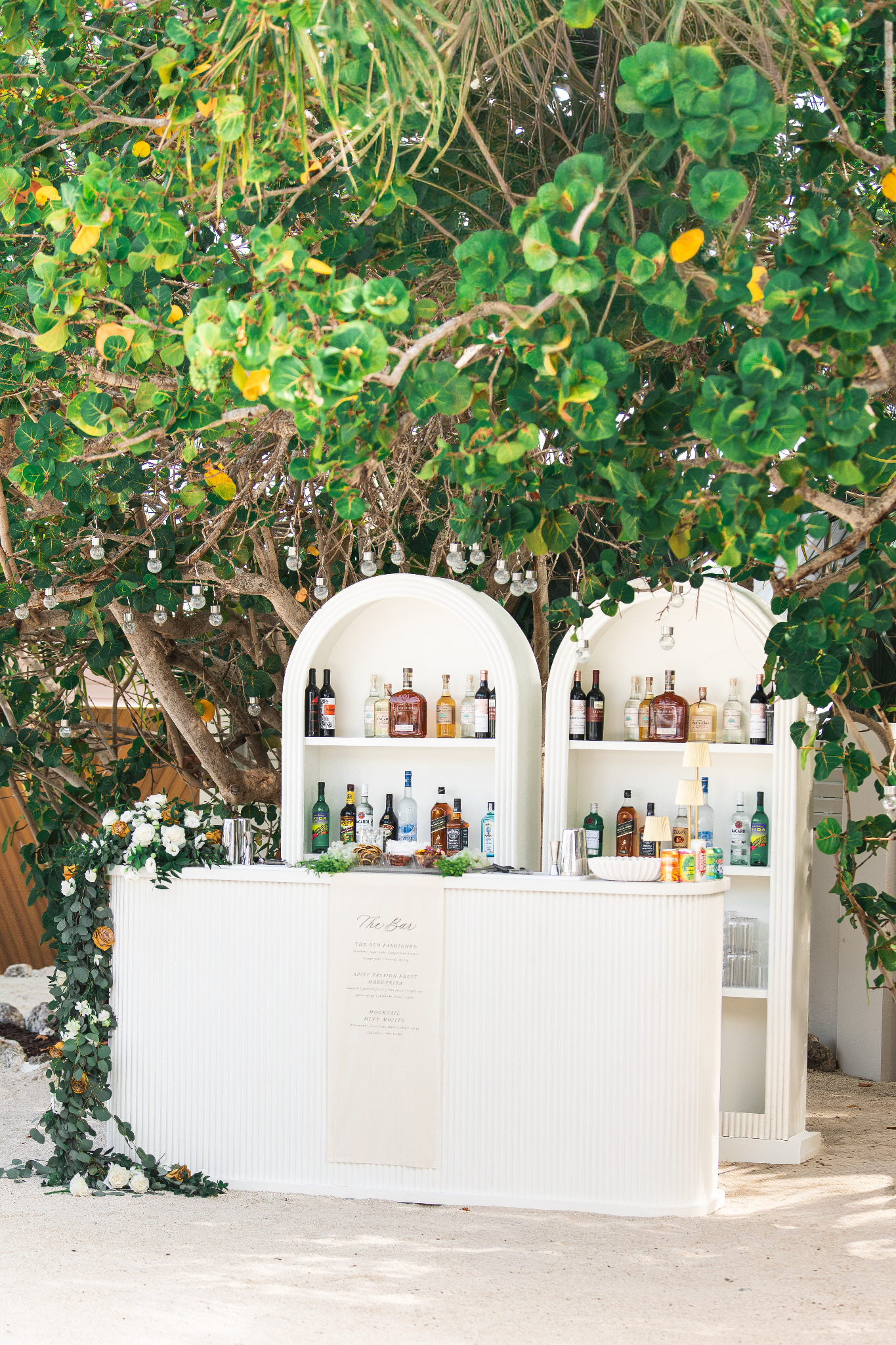The Albury Bar beneath lush greenery